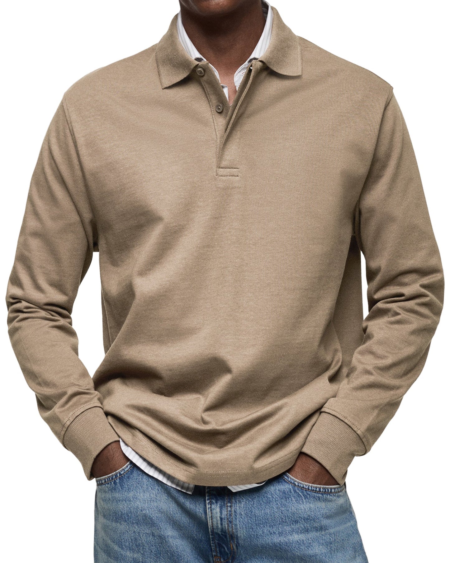Alexandre™ | Polo Manches Longues Casual
